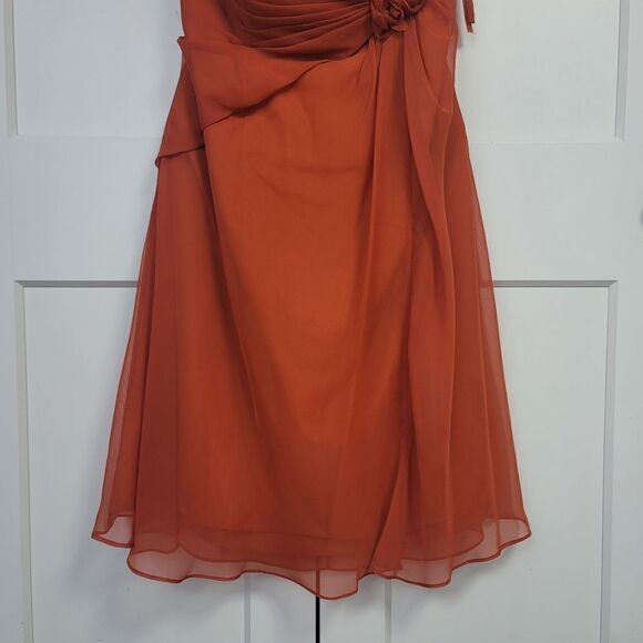 Impression BRIDAL formal rust dress, size 14 - Picture 10 of 13